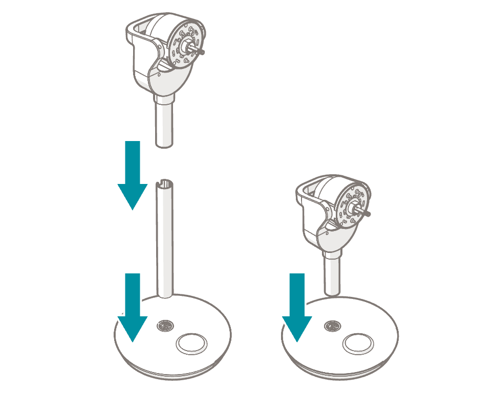 Whisper Flex 2_Attaching the motor to the base.ai